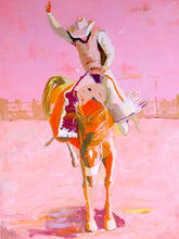 Load image into Gallery viewer, Longest Ride in Light Pink Print -  18 x 24&quot;