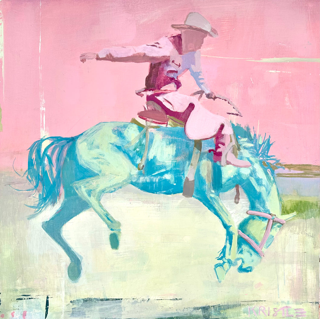 Ranch Hand, Lilac - 24 x 24”